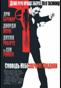 Постер фільму «Сповідь небезпечної людини» (2002) українською